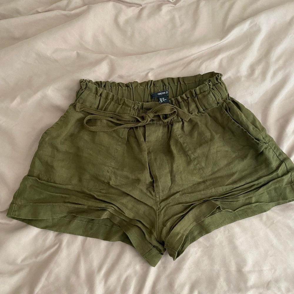 Forever 21 Green Shorts